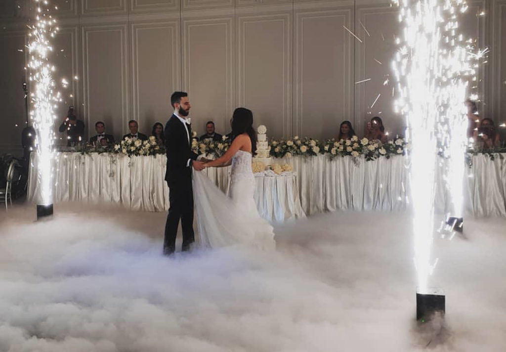 Wedding Fireworks Wollongong & Dry Ice Fog Machine Hire