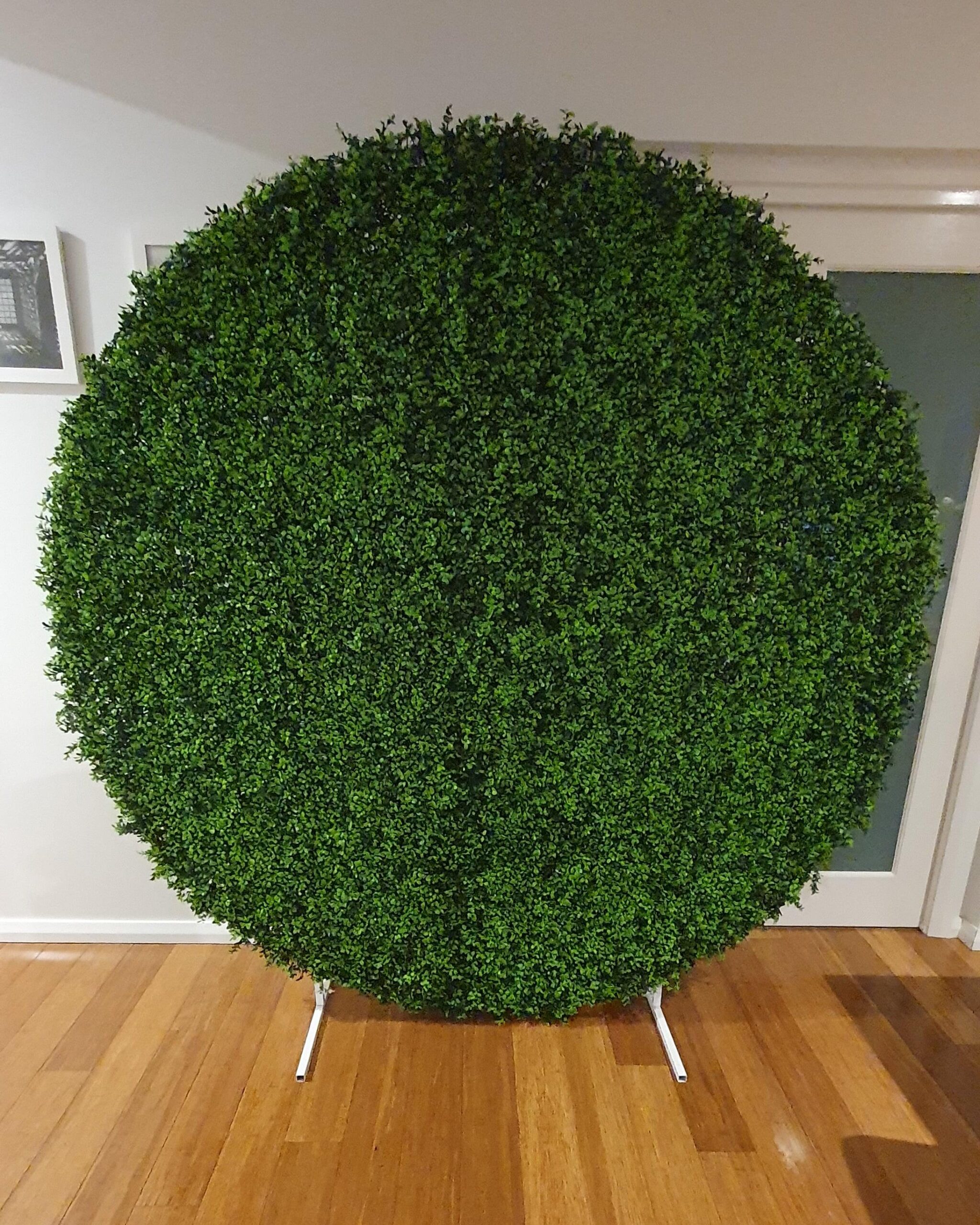 Backdrop Hire Wollongong. Fabric, Sequin & Green Foliage Backdrops